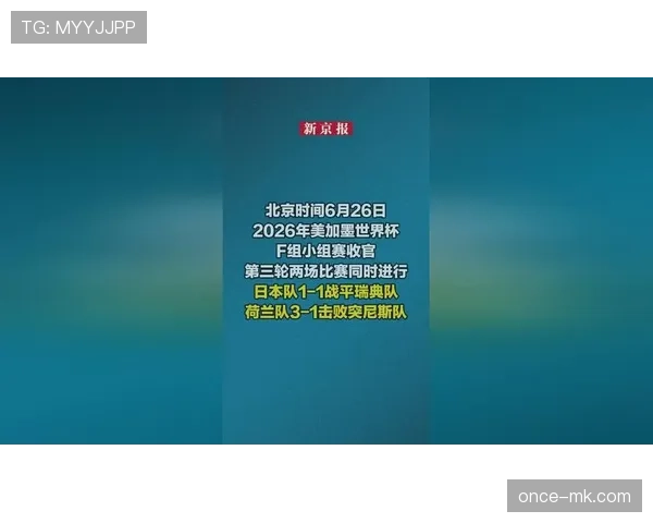 荷兰3-1突尼斯：世界杯F组末轮战报